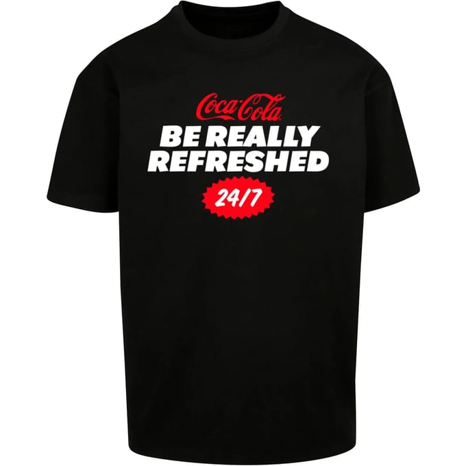 Oversized T-shirt Merchcode Coca Cola Refreshed