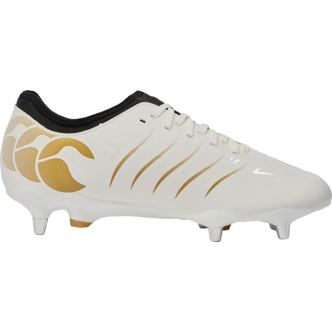 Canterbury Unisex Adult Phoenix 2.0 Team Leder Soft Ground Rugby Laarzen (Wit)