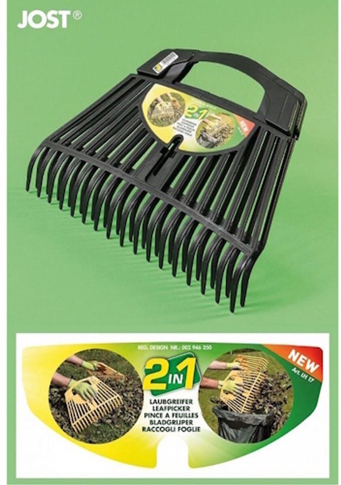 MM Eurotool Bladgrijper set van 2 stuks met 2-in-1 kliksysteem zwart