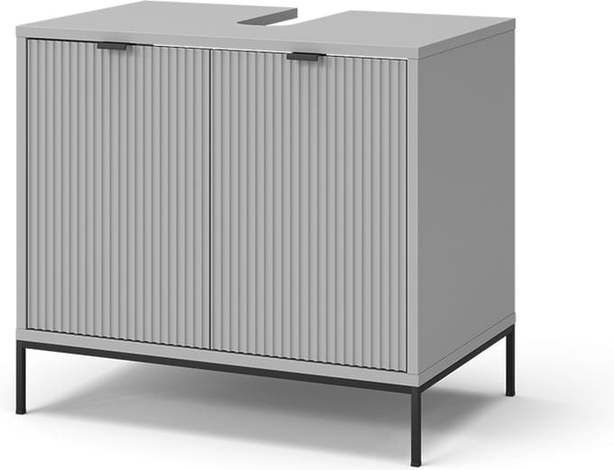 Vicco Eliza Wastafelonderkast – 70 x 63 cm met deuren Grijs