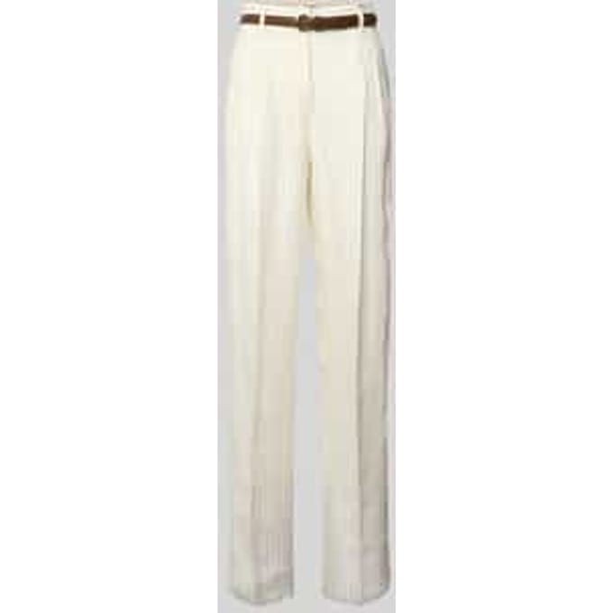 Wide leg linnenbroek met tunnelkoord model 'PELOTA'