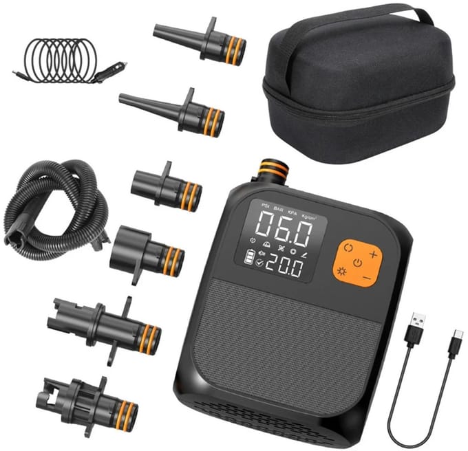 Innovastore Draagbare luchtcompressor - Elektrische Pomp - Luchtpomp - Opblaaspomp - Oplaadbarepomp - Luchtbedpomp - Compressor