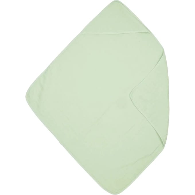 Meyco Baby Uni badcape - hydrofiel - soft green - 80x80cm