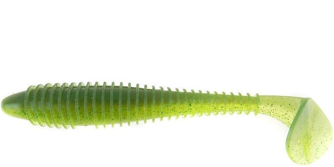 Keitech Swing Impact Fat 3.3 (8,25 cm) Softbait - 7 stuks Lime Chartreuse 424C