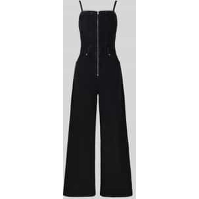 Regular fit jumpsuit van puur katoen model 'SEAMED'