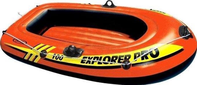 Intex Explorer Pro 100  Opblaasboot - 1 Persoons - Oranje