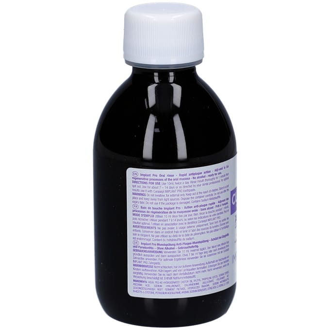 Curasept ADS DNA Implant Pro CHX 0,20% + HA mondspoelmiddel 200 Milliliter