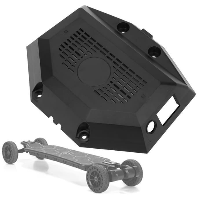 Skateboard Électrique à Quatre Roues Longboard Boîtier de Contrôleur en Plastique Séparé Accessoire gray