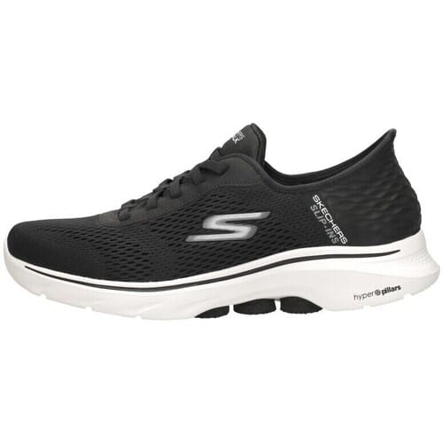 Skechers Slip-ins Go Walk 7 - Free Hand 2 - Heren Instappers - Zwart