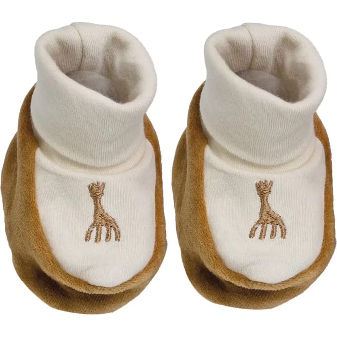 Sophie de giraf babyslofjes - camel - bruin - 0-1 Maand