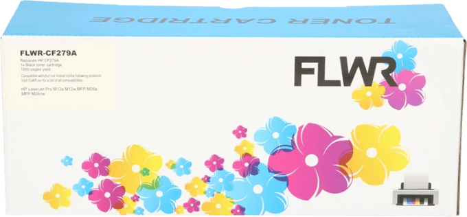 FLWR - Toner / 79A / Zwart - Geschikt voor HP