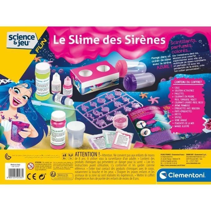 De slak van de zeemeerminnen - Clementoni - Wetenschap & Spel - Wetenschappelijke Spellen