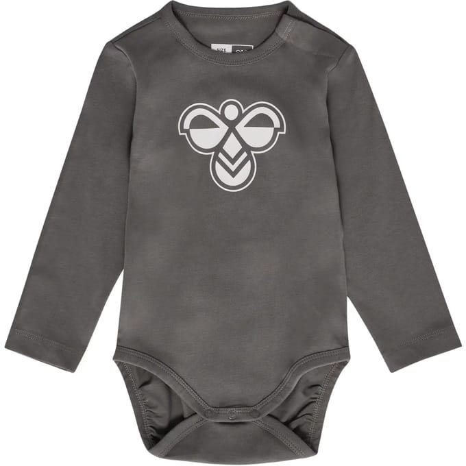 Baby romper met lange mouwen Hummel Logo