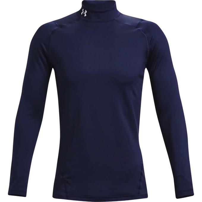 Under Armour CG Armour Fitted Mock-Midnight Navy / / White