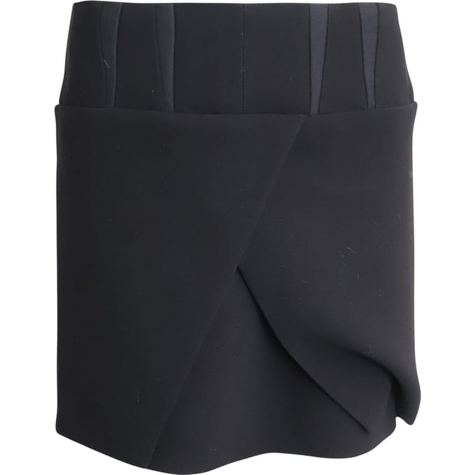 Balenciaga minirok in zwart acetaat