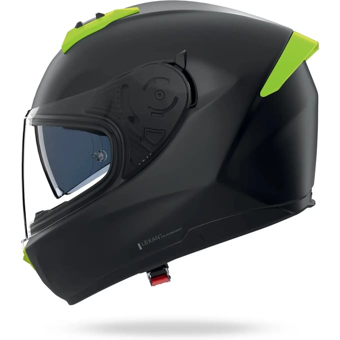 Nolan N60-6 Classico Nobile 311 Zwart Impuls Groen Mat Integraalhelm - Maat L - Helm