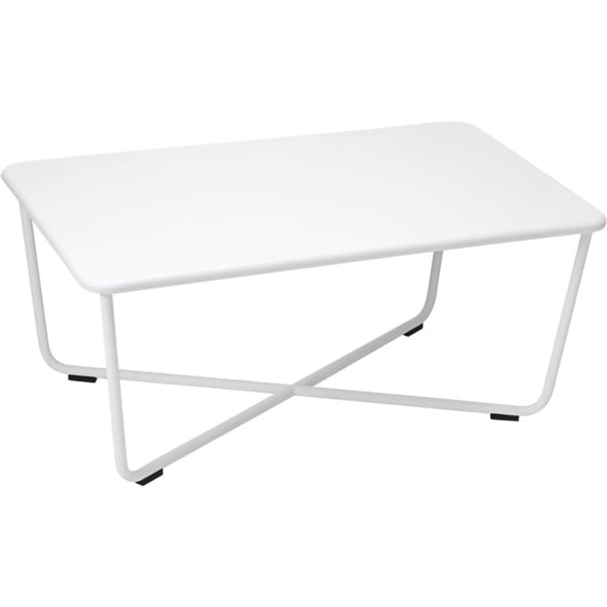 Fermob - CROISETTE lage tafel - 01 katoenwit