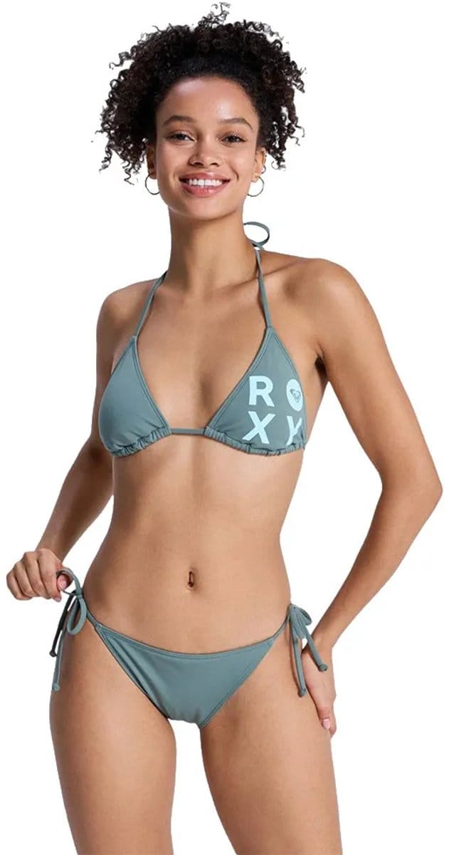 Roxy Essentials Sd Tiki Triangle Classic Ts Bikini Grijs S Vrouw