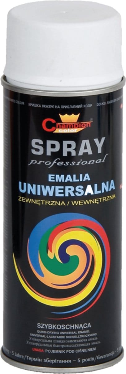 AGTECH GRANIT PARTS Serie - Witte Mat Emalie Spray - RAL 9010 - 400 ml
