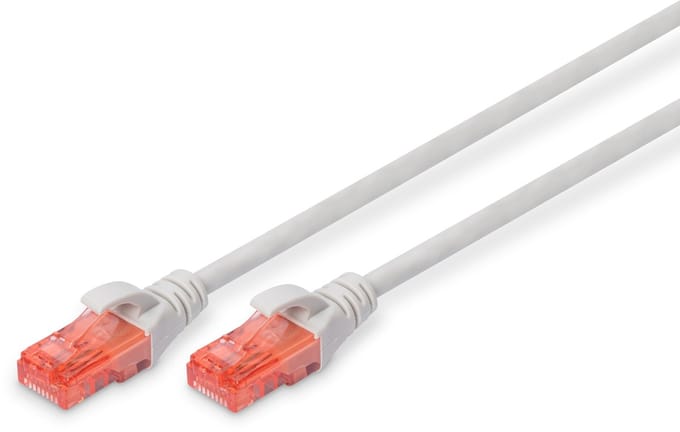 Digitus - Patchkabel - U/UTP CAT 6 - 0,5m - PVC - Grijs