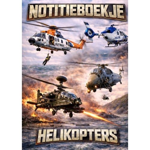 Notitieboekje, Helikopters. - H. Mourits