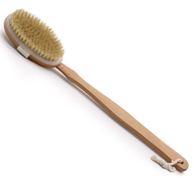 Lichaamsborstel met lange steel