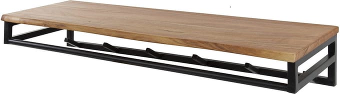 Kapstok Custom 6 Haken Boomstam Hoedenplank 100cm