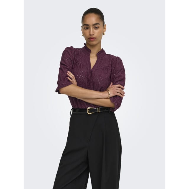 ONLY - ONLZIGGY S/S FRILL TOP CC JRS Dames Top