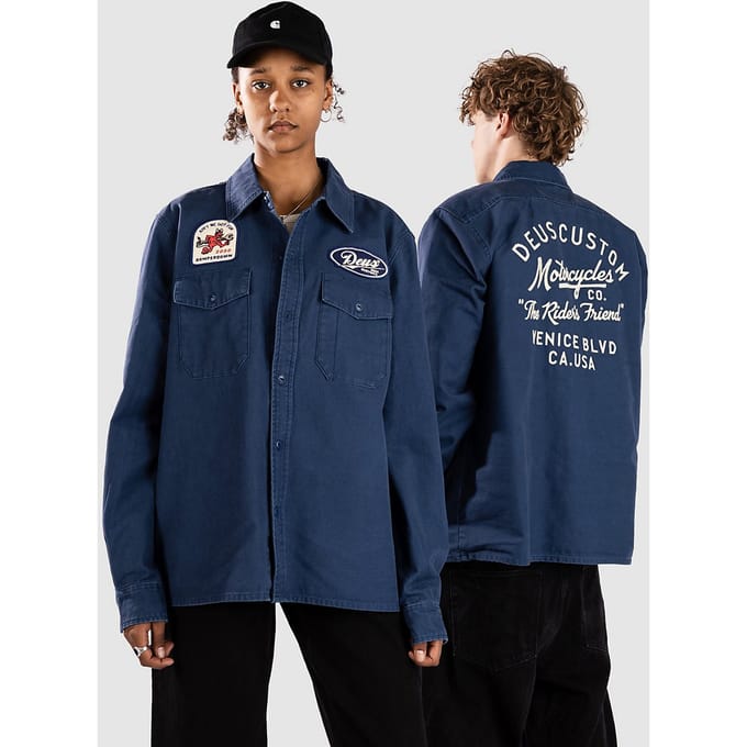 Deus Ex Machina Nomad Shirt blauw