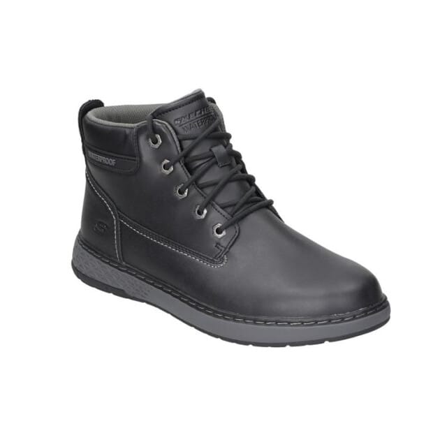 Skechers GARLAN - DENO Heren Veterschoenen - Charcoal