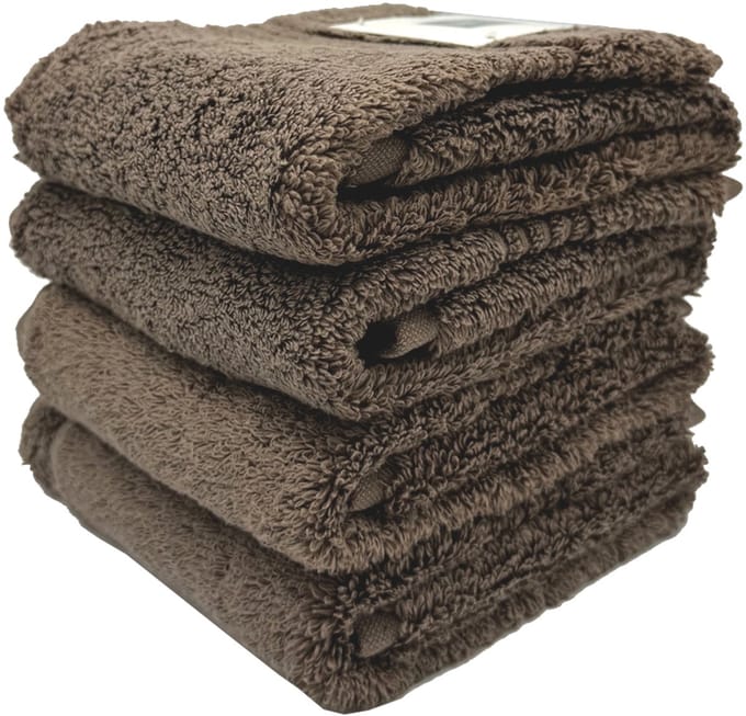 Max handdoek 50x70 cm walnut - set van 4