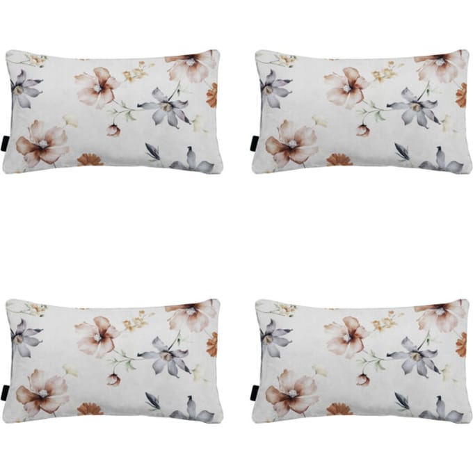 Madison - Sierkussen Florina natural - Ca. 30x50 cm - Set van 4