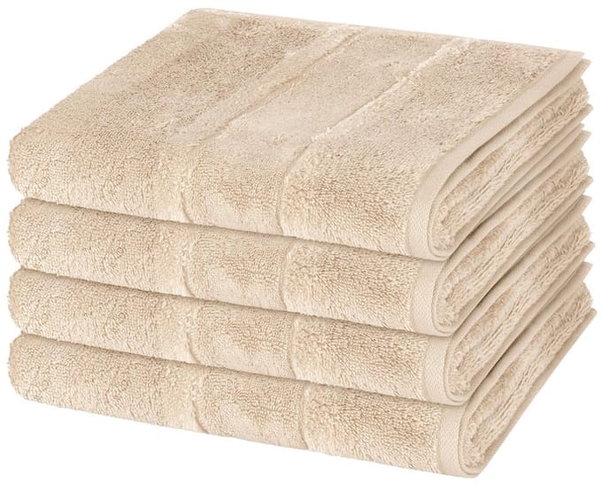 Cawö Sonstiges 4 X handdoek - in set 4 pack Noblesse