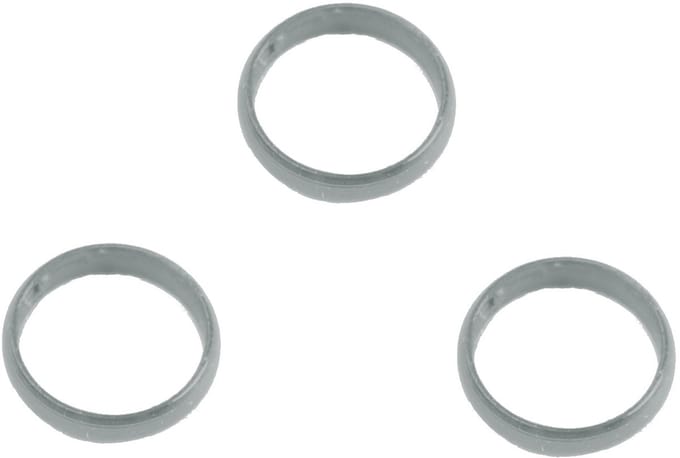 Bull's Shaft Ali Rings 3 mm - 3 stuks - Zilver