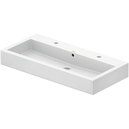 Duravit Vero washbasin 100 cm with 2 tap holes