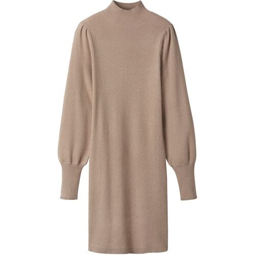 ESMARA Gebreide dames jurk (Beige, S (36/38))