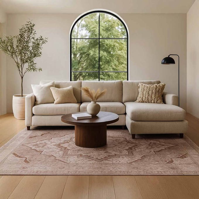 Milton & Oldbrook Vloerkleed 200 x 290 cm Nysa Beige