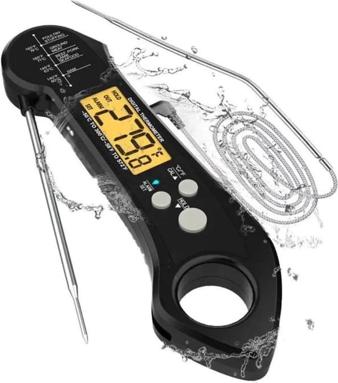 BBQBuddies BBQ Thermometer - Multifunctionele Thermometer - Vlees Thermometer