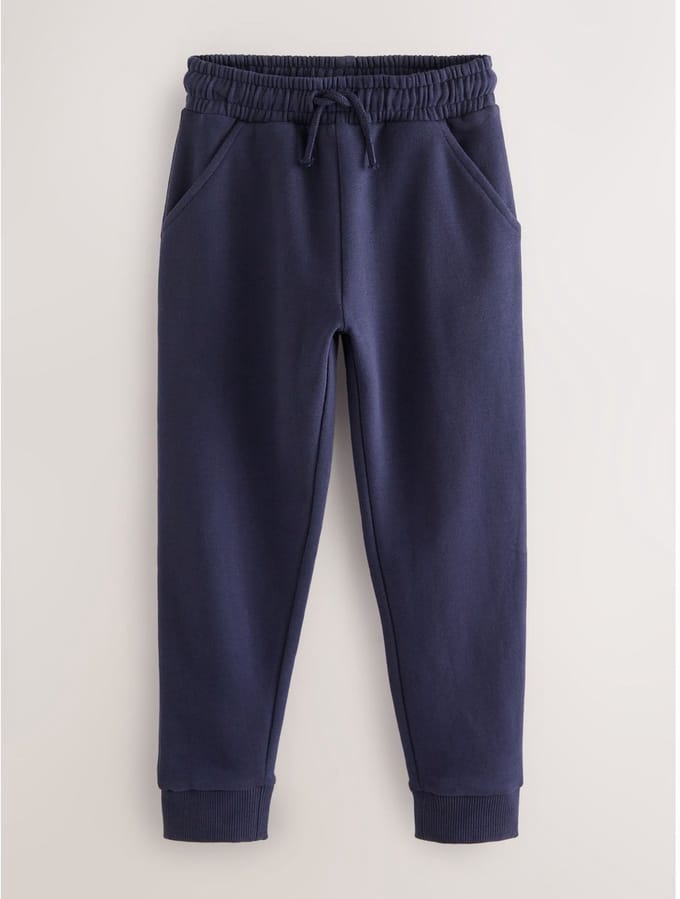 Next - Meisjes - Zachte jersey joggingbroek met normale pasvorm - Blauw