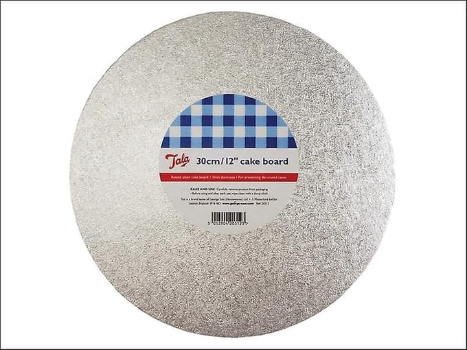 Taartbord, Rond, 30cm, Zilver - Tala