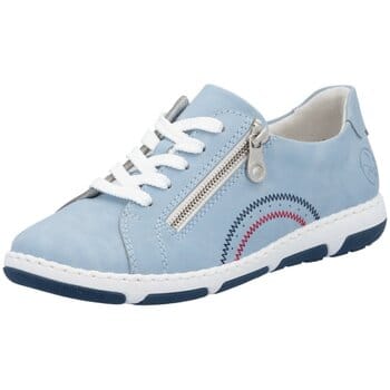 Rieker Dames Veterschoenen Sneakers 42424-10 Blauw