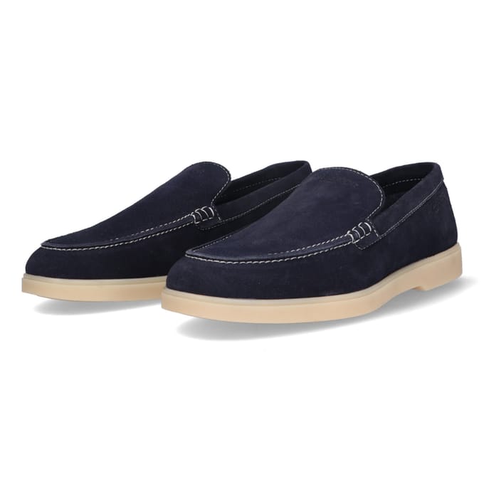McGregor - Heren Instappers Loafer Lewis Navy - Blauw - Maat 41