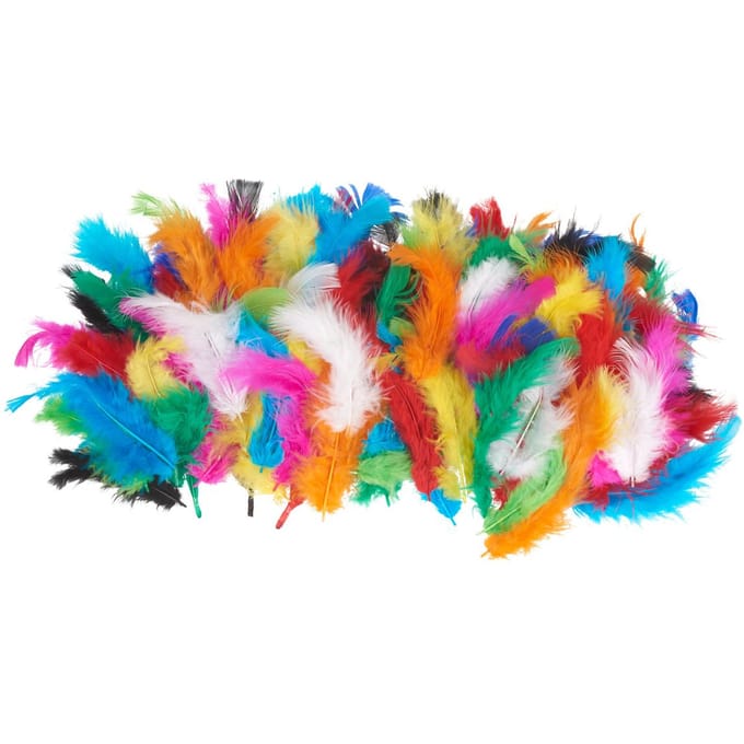 Pluizige Veren Mix "Intense Kleuren