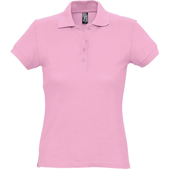 SOLS Dames/dames Passion Pique Poloshirt met korte mouwen (Roze)