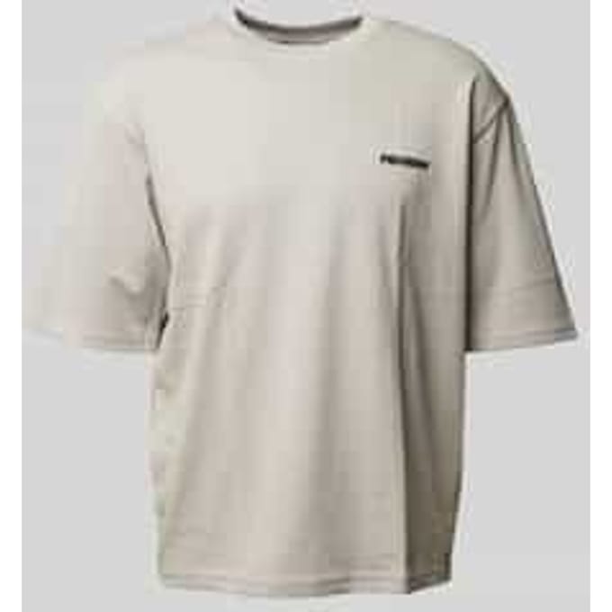 Oversized T-shirt met labelprint