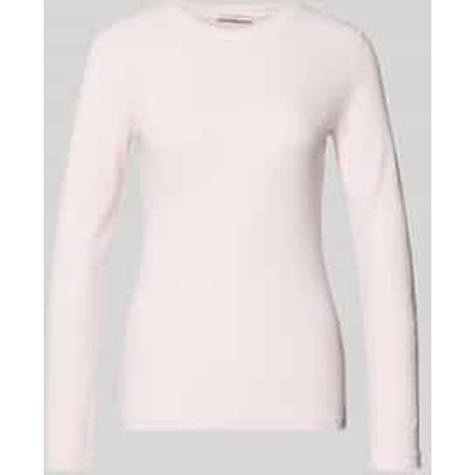 Slim fit shirt met lange mouwen van lyocellmix
