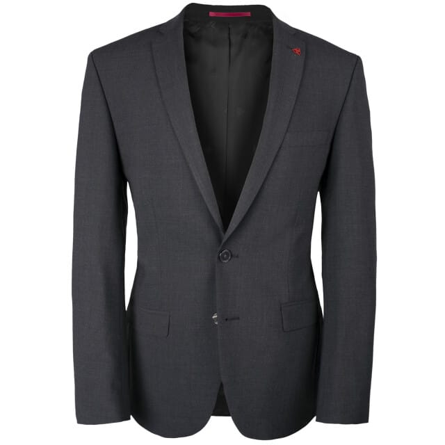 Roy Robson Colbert Slim Uni Color Mix and Match Donker Grijs / male