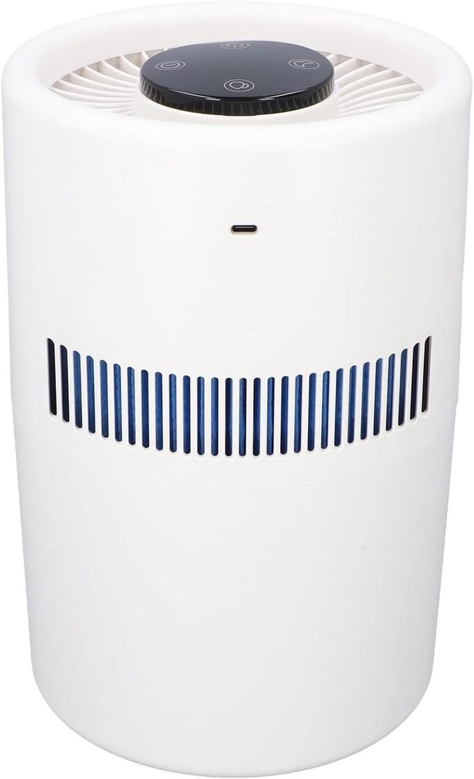 Luchtreiniger en Luchtbevochtiger - 2-in-1 Apparaat - Comfortabele Lucht - Digitale Luchtkwaliteit Sensor - 4L Tank - Wit