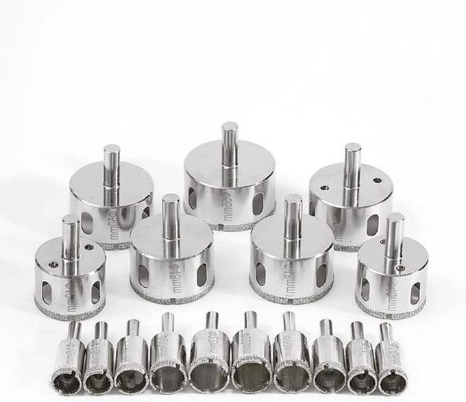 Glasboor - Kernboor - Boren in Tegels - Net Resultaat - 5mm - Zilver