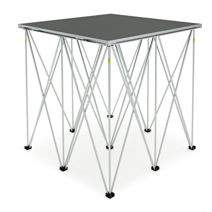 1m x 1m Portable Stage Kit by Gear4music, 100cm